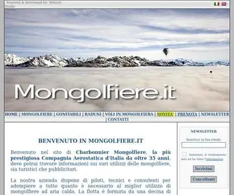 Mongolfiere.it(Charbonnier Mongolfiere) Screenshot