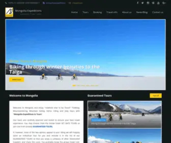 Mongolia-Expeditions.com(Mongolia Expeditions) Screenshot