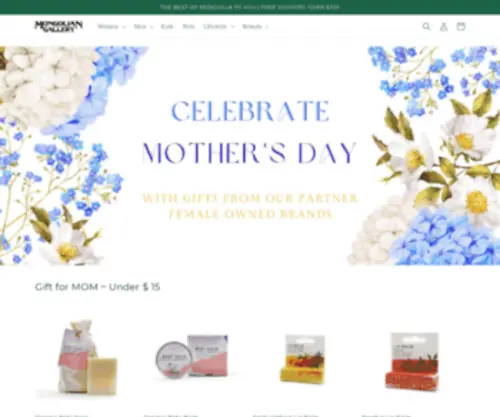 Mongoliangallery.com(Cashmere Clothes I Organic &amp; Fair Trade I Mongolian Gallery) Screenshot