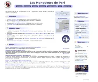 Mongueurs.net(Les Mongueurs de Perl) Screenshot