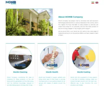Monibco.com(شرکت فن توسعه منیب) Screenshot