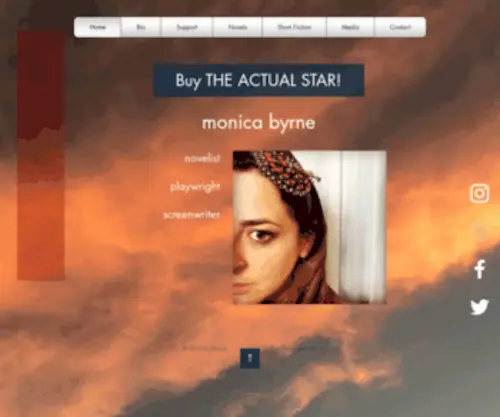 Monicabyrne.org(Home) Screenshot