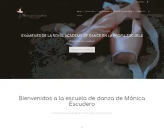 Monicaescudero.com(Escuela de danza (Vigo)) Screenshot