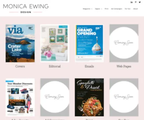 Monicaewing.com(Monica Ewing Design) Screenshot