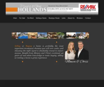 Monicahollands.com(Sales Representative) Screenshot