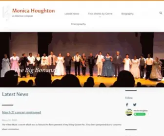 Monicahoughton.com(An American composer) Screenshot