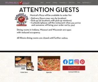 Monicals.com(Monical's Pizza) Screenshot