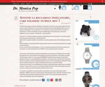 Monicapop.ro(Monica Pop) Screenshot
