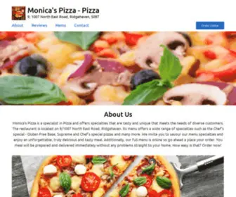 Monicas-Pizza.com.au(Monica's Pizza) Screenshot