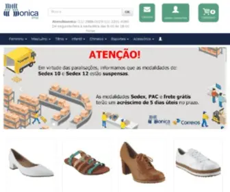 Monicashop.com.br(MÃŽnica Shop) Screenshot