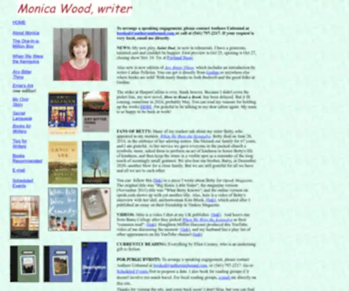 Monicawood.com(My Only Story) Screenshot