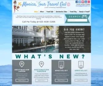 Monicayourtravelgal.com(Travel Agent) Screenshot