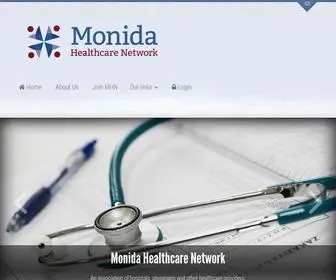 Monida.com(Monida Healthcare Network) Screenshot