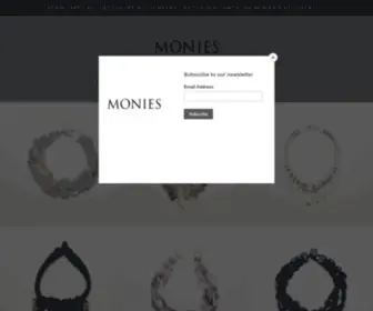 Monies.dk(Monies Jewellery) Screenshot