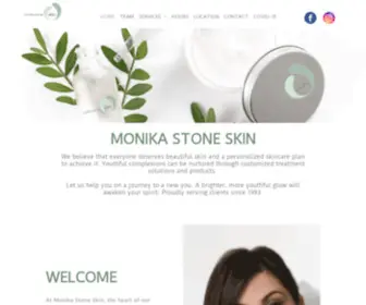 Monikastoneskin.com(Monika Stone Skin) Screenshot