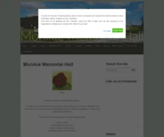 Monikiememorialhall.co.uk(Monikie War Memorial Hall) Screenshot