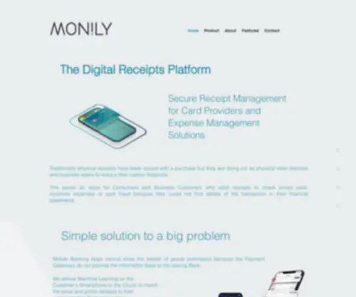 Monily.co(Home) Screenshot