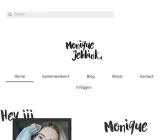 Moniquejebbink.nl(Monique Jebbink) Screenshot