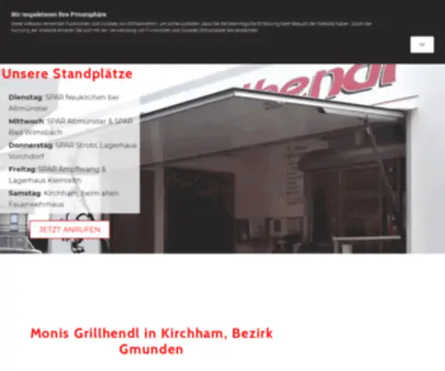 Monis-Grillhendl.at(Jetzt Grillhendl vorbestellen & genießen) Screenshot