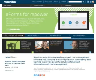 Monitor-Mpower.com(Project Cost Management Software) Screenshot