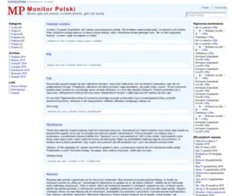 Monitor-Polski.pl(Monitor Polski) Screenshot