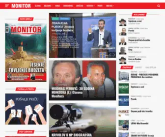 Monitor.co.me(Crnogorski nezavisni nedjeljnik) Screenshot