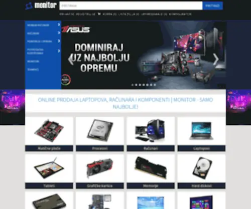 Monitor.rs(Online prodaja Laptopova) Screenshot