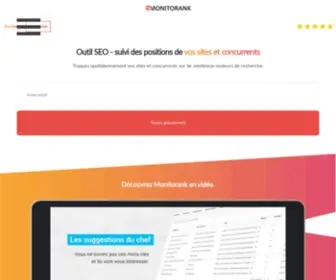 Monitorank.com(Outil SEO) Screenshot