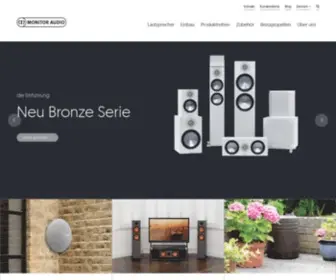 Monitoraudio.de(Monitor Audio) Screenshot