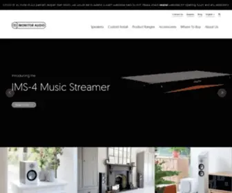 Monitoraudiousa.com(Monitor Audio) Screenshot
