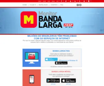 Monitorbandalarga.com.br(Monitor Banda Larga) Screenshot