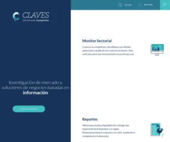 Monitorclaves.com.ar(Bienvenido a CLAVES) Screenshot