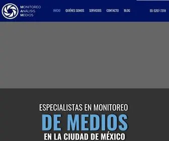 Monitoreoanalisismedios.com(Monitoreo) Screenshot