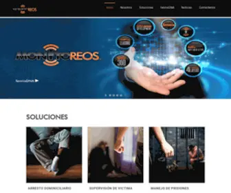 Monitoreos.net(Brazaletes Electronicos para Arresto Domicilario y Violencia Domestica) Screenshot