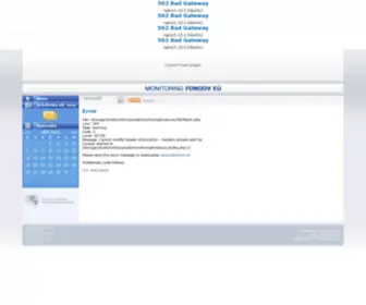 Monitoringfondov.eu(Monitoring) Screenshot