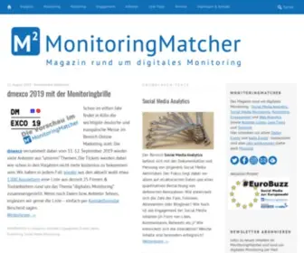 Monitoringmatcher.de(Magazin rund um digitales Monitoring) Screenshot