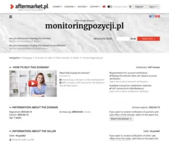 MonitoringpozycJi.pl(Monitoring pozycji) Screenshot