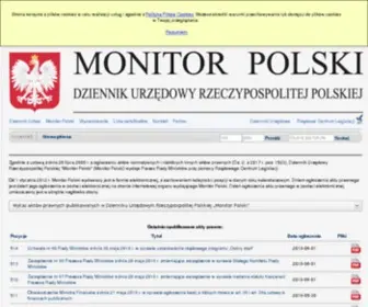 Monitorpolski.gov.pl(Główna) Screenshot