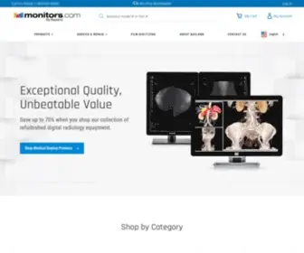 Monitors.com(Diagnostic Displays and PACS Workstation Marketplace) Screenshot