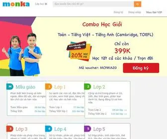 Monka.vn(Giúp Con Giỏi Toàn Diện Toán) Screenshot