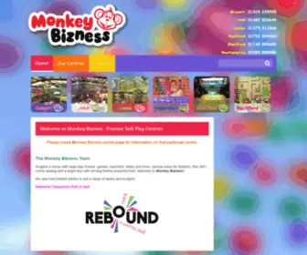 Monkey-Bizness.co.uk(Monkey Bizness Indoor Play Centres) Screenshot