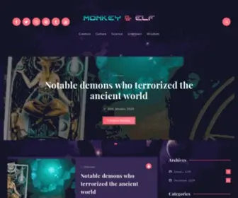 Monkeyandelf.com(Monkey & Elf) Screenshot