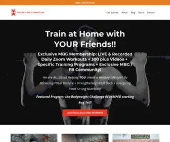 Monkeybargym.com(Bodyweight Training) Screenshot
