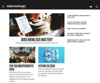 Monkeydish.com(Restaurant Business Magazine) Screenshot