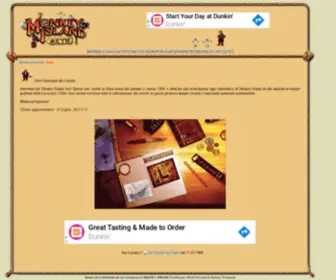 Monkeyislandsite.it(Monkey Island Site) Screenshot