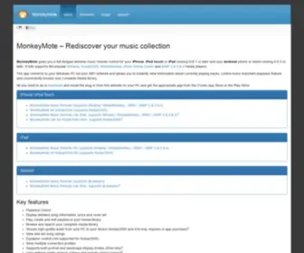 Monkeymote.com(Winamp) Screenshot