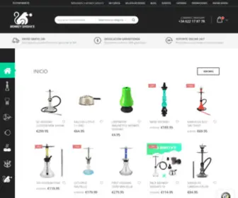 Monkeyshishas.com(Monkey Shisha's) Screenshot