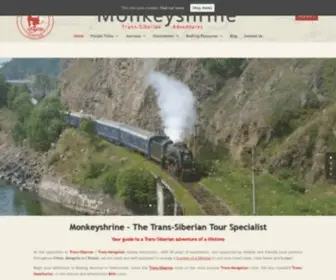 Monkeyshrine.com(Trans-Siberian Tour Specialist Since 1988) Screenshot