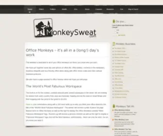 Monkeysweat.com(Office Monkeys) Screenshot