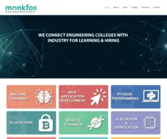 Monkfox.com(Home) Screenshot